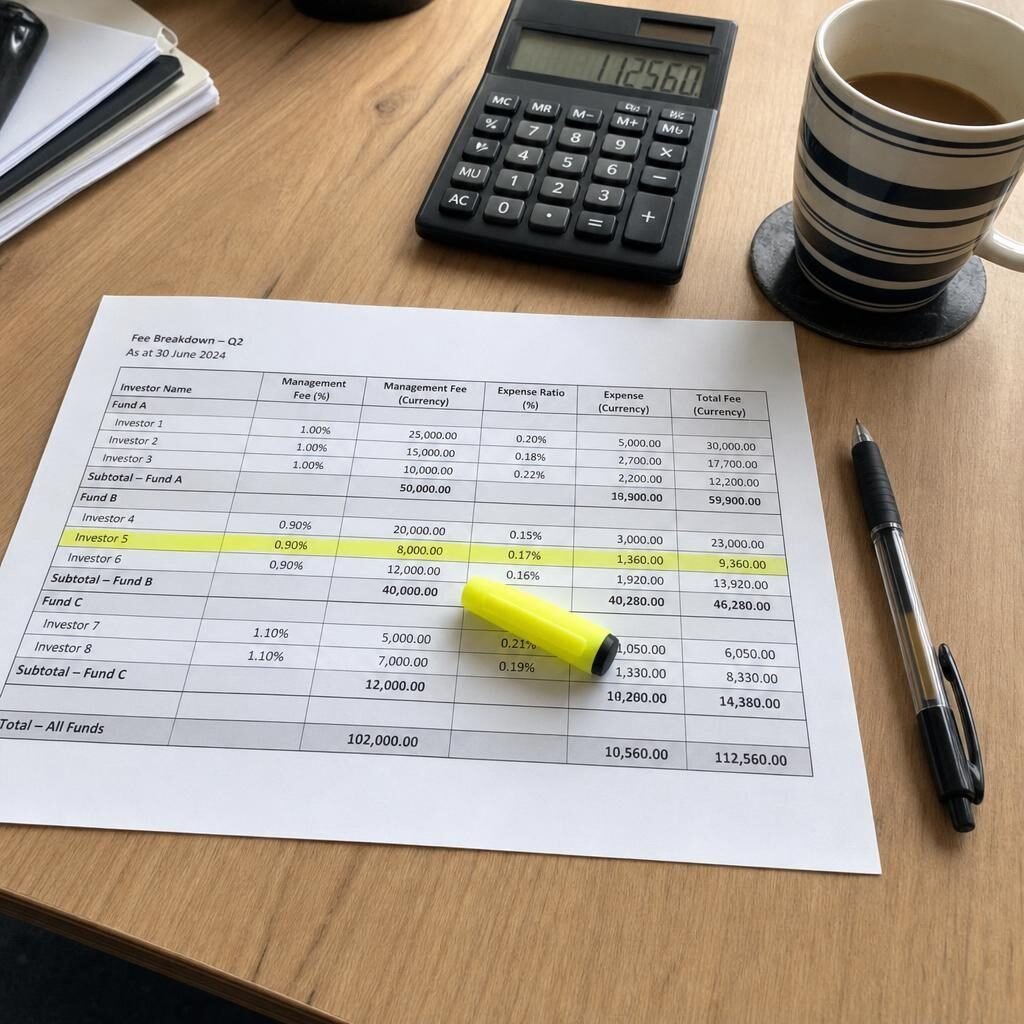 Fee & Cost Structure Documentation